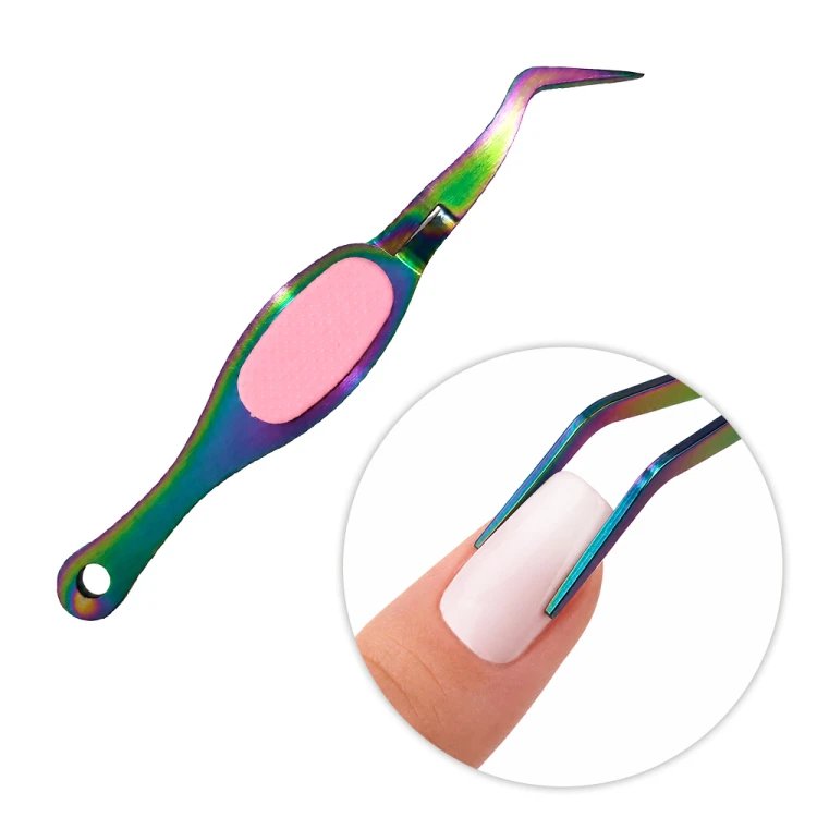 2026/09/1000215674.jpg MollyNails profesionalni alat za krimpovanje tunela za nokte, roze - Image 1