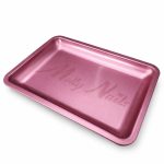 MollyNails metalni držač za alat, pravokutni, roze