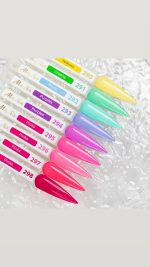 LED/UV Gel Polish Sorbet Nr 297 Pink Pulse Molly Nails HEMA/Di-HEMA Free 8g - Image 2