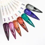 LED/UV Gel Polish Cat Eye Seduction Nr 241 Hypnotic Blue Molly Nails HEMA/Di-HEMA Free 8g - Image 2